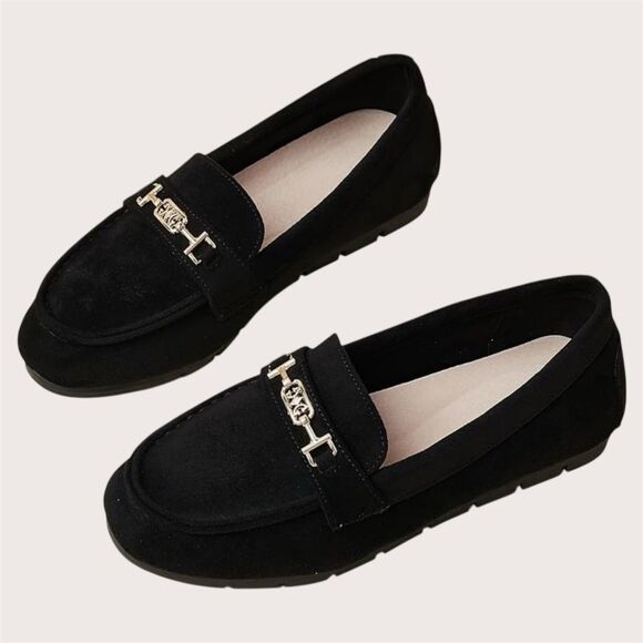 DeYashopin Women's Loafer Shoes Slip On Work Shoes Comfort Walking Flats Size 9 - Picture 2 of 16